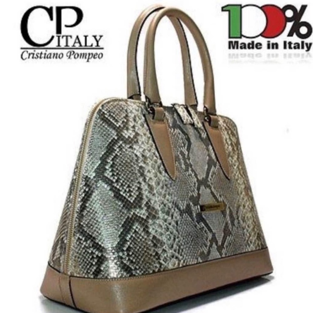 Cristiano Pompeo Tan Handbag